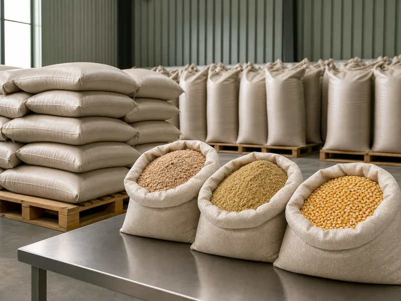 Feed ingredients bagged for trading